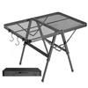 Raynesys Camping Folding Mesh Weight Capacity for Outdoor Cooking Table, Table, Approx. 90kg,