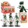 Anime One Piece 6Pcs/Set Anime Figurine Roronoa Zoro Battle Mode Blind Box Toys Cute Action Model Pvc Toy Collection Gifts
