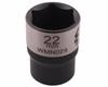 Hexagonal Socket 1/2". 22 . CrV50BV30. DIN 3124. Waryński