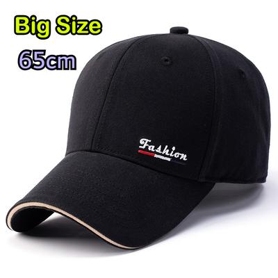 2026 Novo 60-65 Cm Tamanho Grande Bonés de Beisebol para Homens Mulheres Cabeça Grande Algodão Esporte ao Ar Livre Snap Back Cap Bonés de Pai Gorros