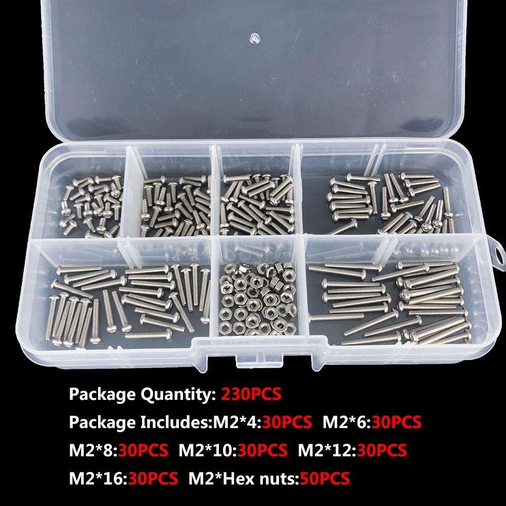 S maticemi a šrouby s vnitřním šestihranem z nerezové oceli 304