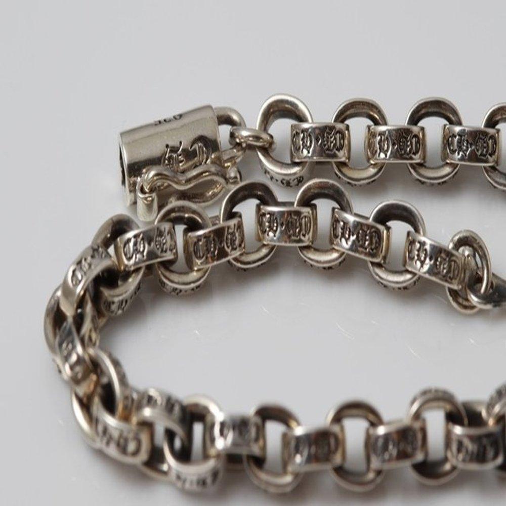 [Chacha Jewelry] Paper 5mm Luxury Silver Chain Silver Bracelet Couple Birthday Gift Unisex Vintage