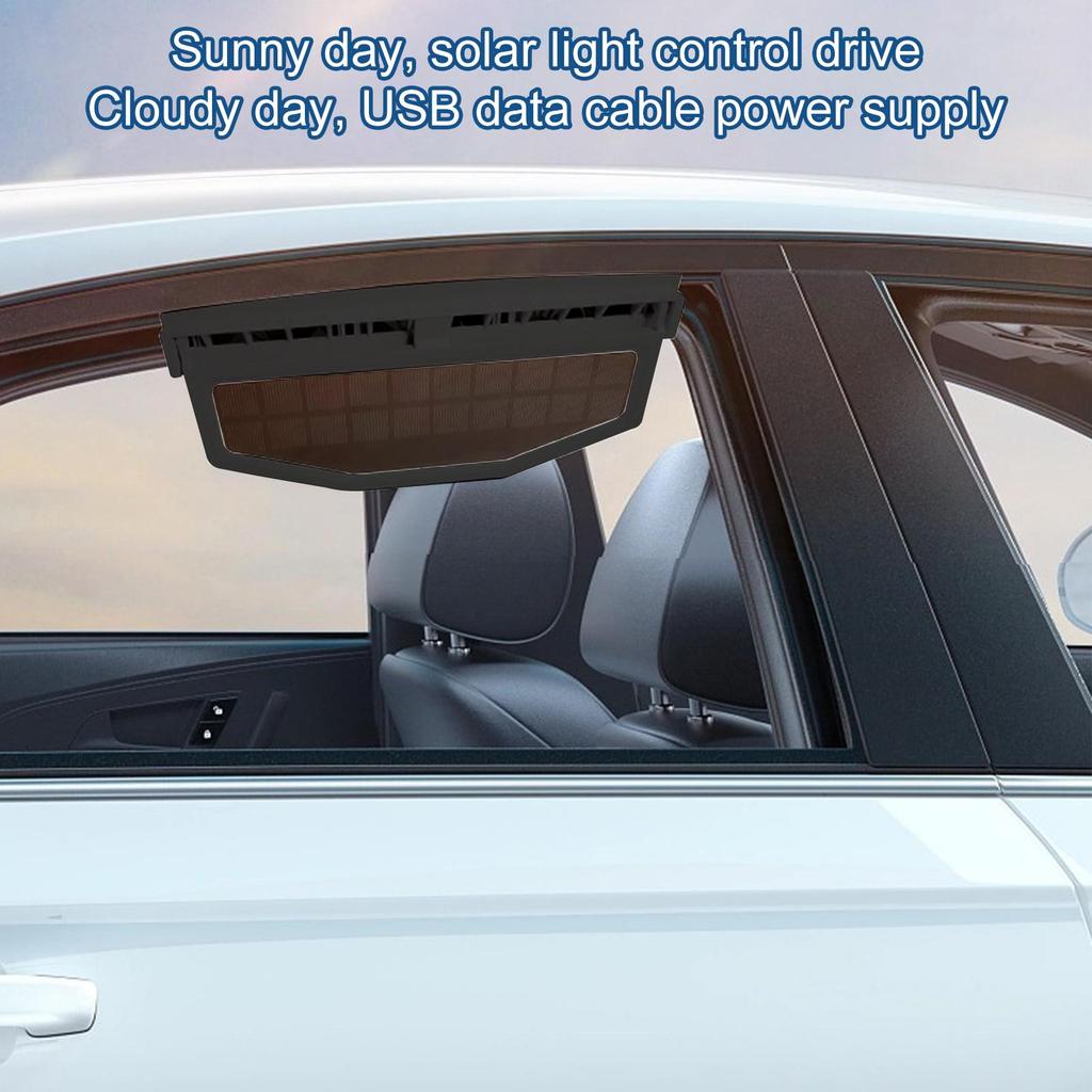 Neuer Auto Solar Abluftventilator Auto Luftzirkulation Kühlventilator Sommer Innenraum Kühlwerkzeug Fenster Abluftventilator Zubehör Dropship