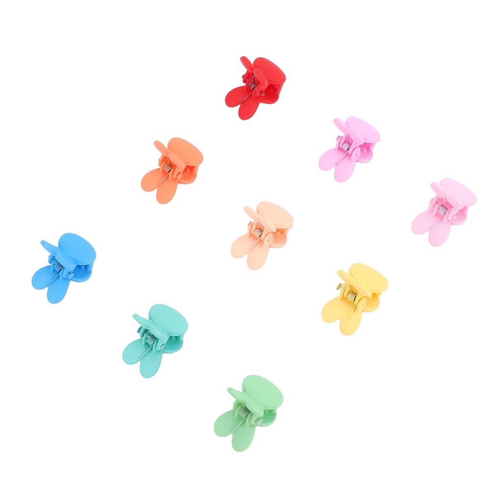 100 ks Roztomilá Mini Zaječí Sponka do Vlasů Ozdoba do Vlasů Barevná Silně Drží Roztomilé Králičí Vlasové Doplňky