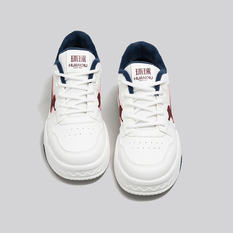 Global 22 new velvet black and white panda board shoes casual sports platform autumn and winter tide shoes retro 39