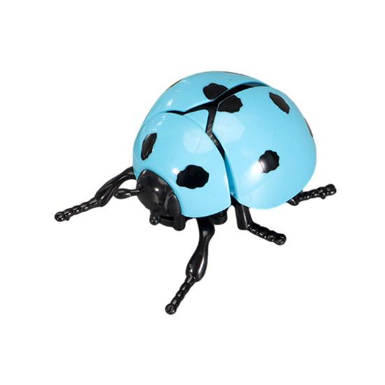 Wind-up Simulation Ladybird Toy Stress Relief Clockwork Beetle Toy Toddlers Boys Girls Educational Interactive Insect Model