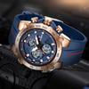 FOXBOX NEW Sports Men's Watches Military LED Dual Display Luminous Quartz Fashion Clock Waterproof Watches for Men Reloj