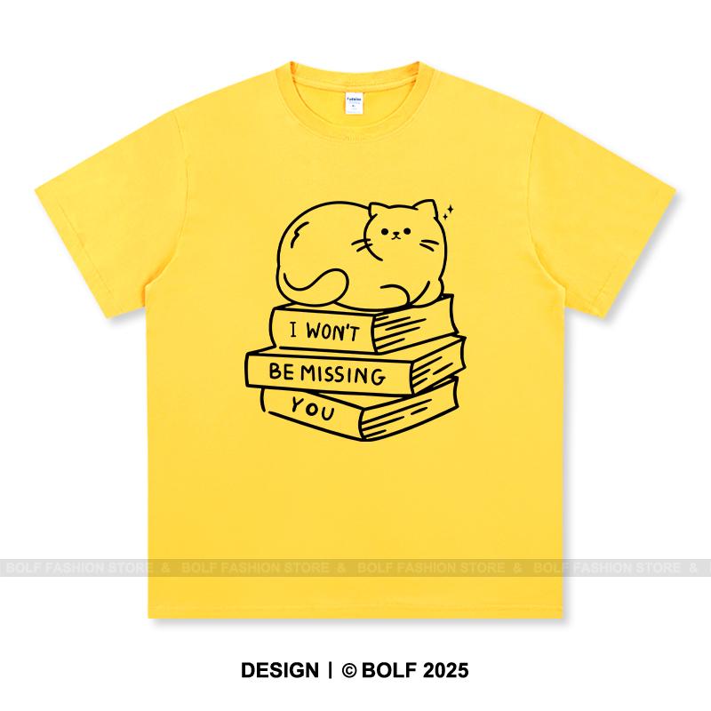 Women's I Won't Be Missing You Printed T-Shirt 100% Cotton Oversized Savage Graphic Tees for Men Summer Tops Breakup Streetwear