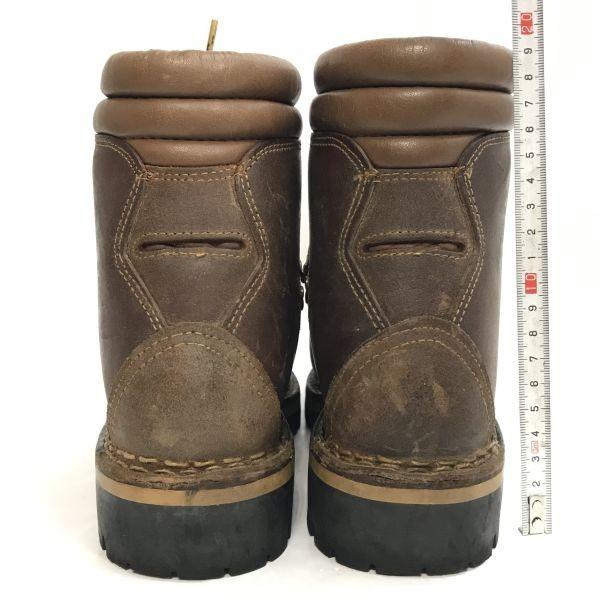 Hanwag Germany Vintage Leather Trekking Mountain Boots 6.5 25 Brown Vibram(USED)