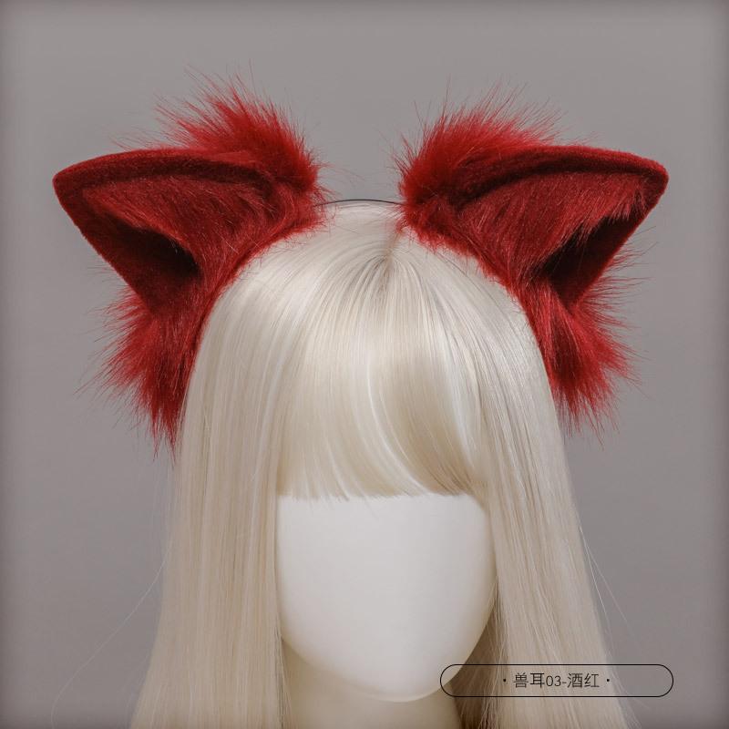 Handmade Simulation Beast Tail Cute Cosplay Dress Up Comic Show Fashion Accessories Handmade Plush Fox Tail
