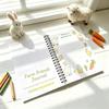 Spiral Bound Christmas Notebook Adorable Snowman Design Premium Thick Pages For Daily Journaling Winter Gifting