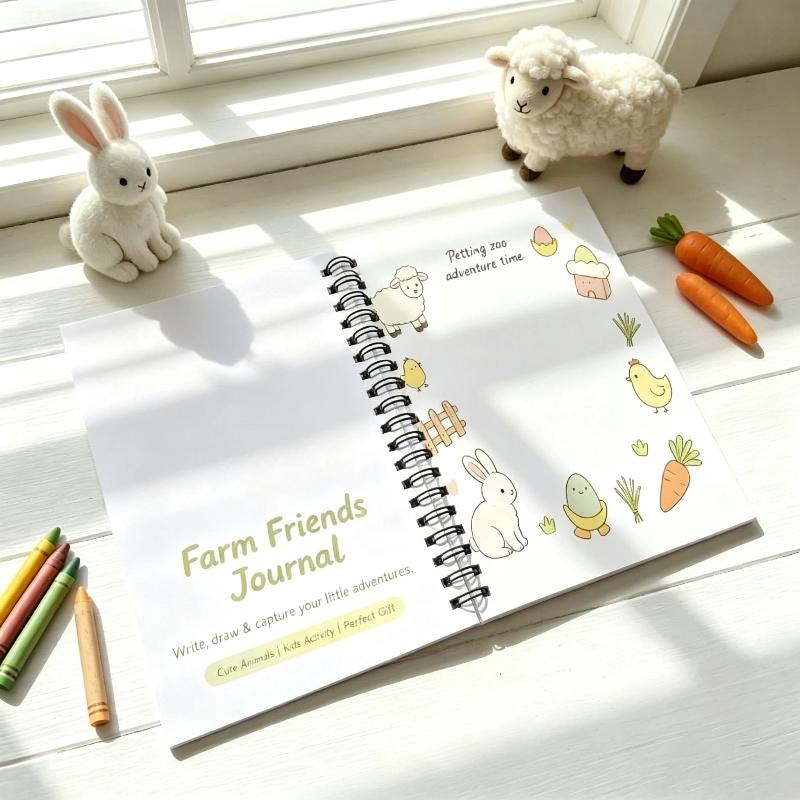Spiral Bound Christmas Notebook Adorable Snowman Design Premium Thick Pages For Daily Journaling Winter Gifting