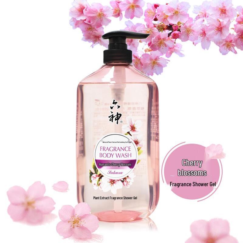 Liushen Romantic Cherry Blossom Shower Gel 405ml