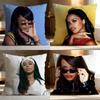 Popular AAaliyahied Cushion Cover Soft Washable Pillow Case Multi-Scene for Couch Bed Travel Office Use