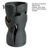 Minimalist Desktop Sculpture Decor Couple Embracing Abstract Vase, Matte Black Decorative Sculpture, Modern Style Elegant Home Accessories Artistic