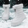 2026 New Style Casual Women's Boots Plus Size Cotton Shoes Fleece-Lined And Thickened Warm Snow Boots