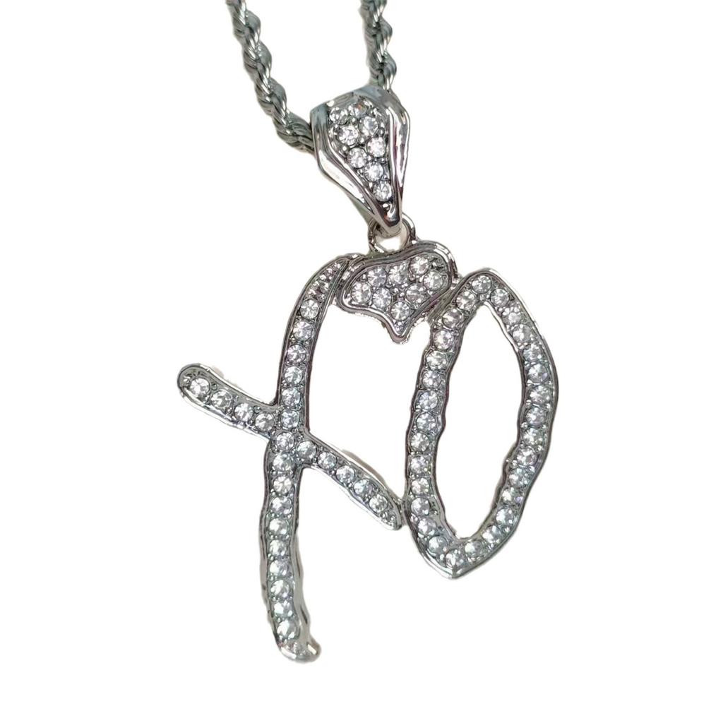 Iced Out Dollar Money Bag Necklace Shiny Cubic Zircon Wallet Pendant Men Women Hip Hop Rock Rap Cool Jewelry