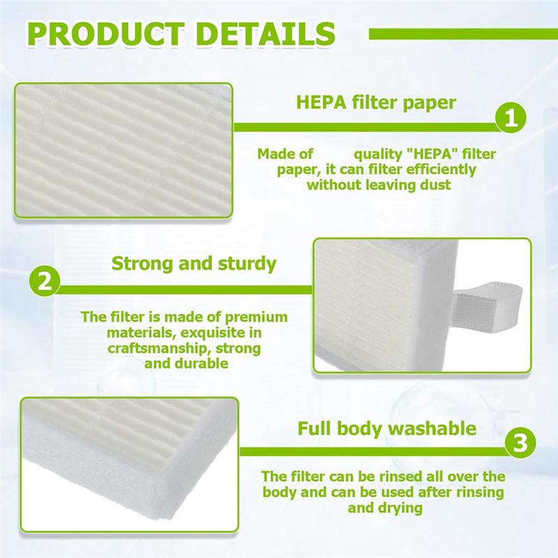 

A84E-Robot Vacuum Cleaner Consumables Sweeping Machine Accessories For Ilife Robot Vacuum Filters