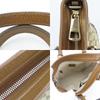 Used GUCCI Handbag 449241 leather/GG Canvas Brown Beige 2WAY