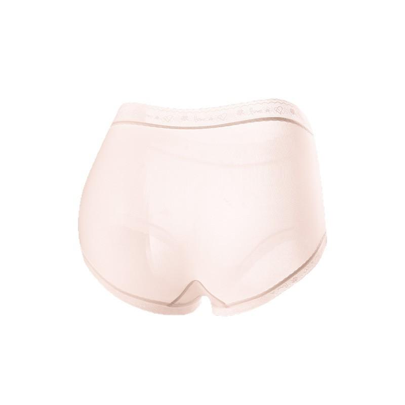 Female Summer Light and Thin New Ice Silk Antibacterial Breathable Comfortable No Trace in The Waist Triangle Briefs