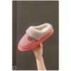 Plush Shoes for Women's Indoor Home Warmth Thick-soled Cotton Slippers