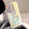 Gold-plated IPhone 15 Pro Max Phone Case, 16 Colorful Polka Dot Bow, 13 Sweet Style, 17 Drop-proof Laser Engraving