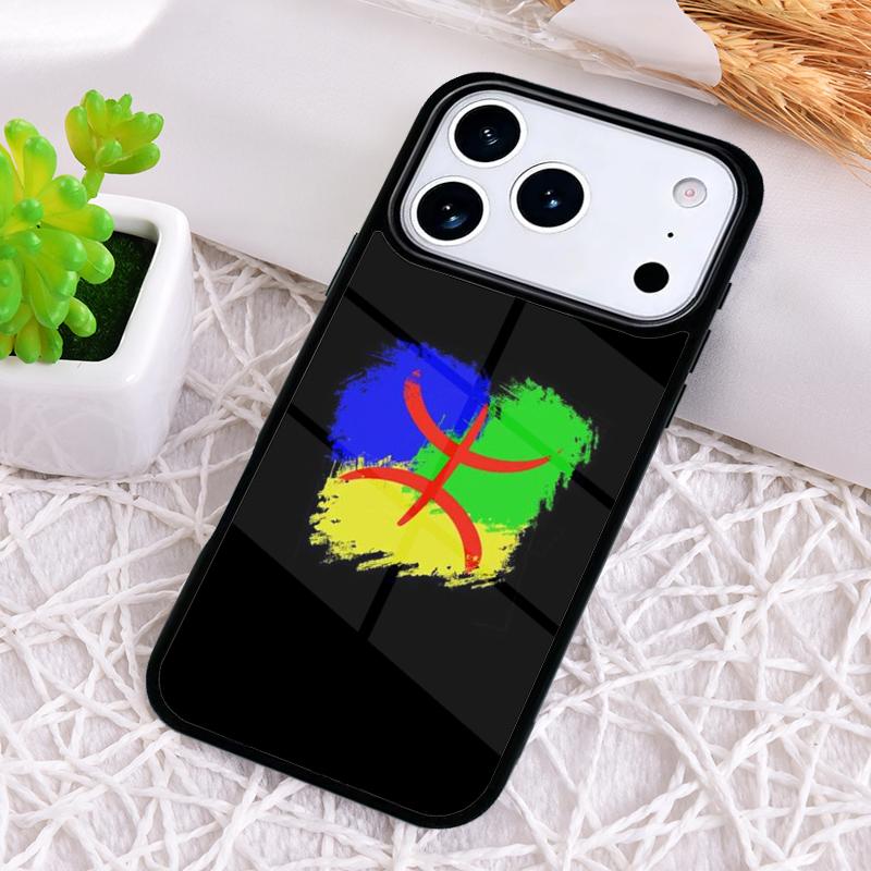 Amazigh Flag Phone Case for iPhone 17 Air 16 15 11 12 14 13 Pro Max Shockproof Cover