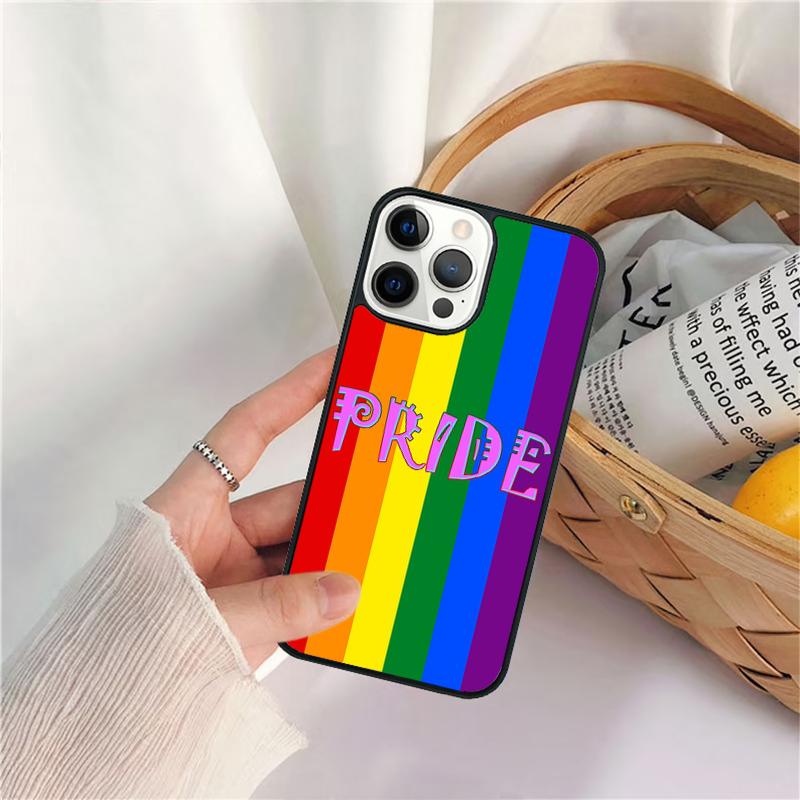 LGBT Same Love Rainbow Flag Phone Case For IPhone 18 17 Air 16 15 14 11 12 13 Pro  MAX Plus Coque Cover Shell