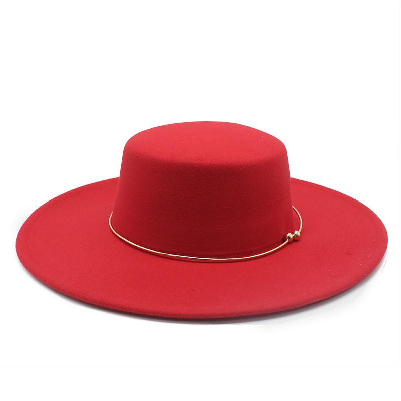 Cappello Fedora in Feltro di Lana per Uomo e Donna Con Protezione Solare e Traspirabilità