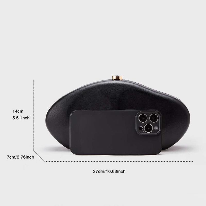 New Evening Bag Pu Leather Clutch Shoulder Fashion Crossbody Special Shaped Original Women's Mini Handbags Luxury Designer Bags