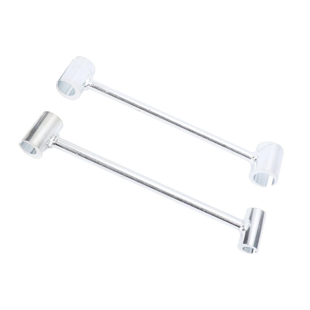 2 Peças Chave de Ajuste de Folga de Dobradiça Ajuste de Porta Aço Carbono Soldado Cabeça Dupla Ajustável