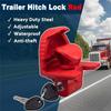 Trailer Hitch Locks With Keys Universal Size Fits 1-7/8 2-5/16 2 Inch Ball Hitch Lock Coupler Adjustable Tongue Lock-A99D