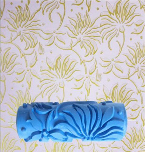 5-Inch Liquid Wallpaper Pattern Roller - DIY Stippling & Wall Painting Tool