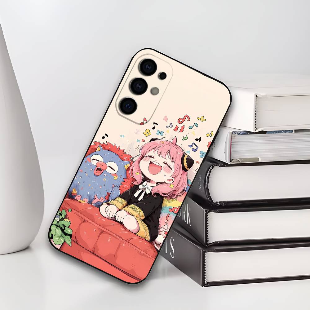 S-Spy X F-Family Anime Phone Case For Samsung S25,S24,S21,S22,S23,S30,Ultra,S20,Plus,Fe,Lite,Soft Black Cover