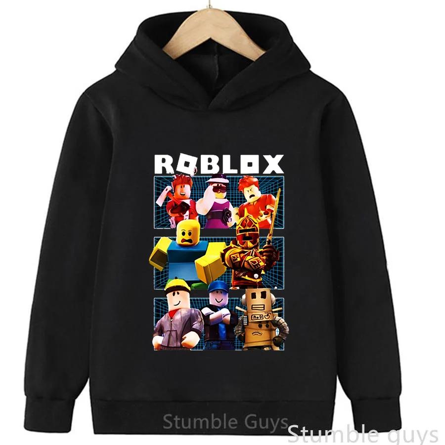 Roblox Kinder Sweatshirt Kapuzenpullover Roblox Welt Print Jungen Mädchen Mode Warme Kleidung
