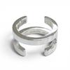 Excellent HERMES Ring Ring H Symbol Ring, Finger Ring, Accessory Silver AG925 48 Used