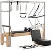 Pilates Reformer Macchina Pilates in Legno Attrezzatura per Allenamento Palestra di Casa