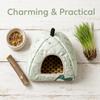Splash-proof Soft Hamster House Woven Mat Base Summer Pet Hideout Hamster Shelter  Hamster Cage