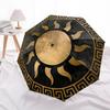 1pc Sun Symbol Automatic Umbrella | Portable Foldable 8-Rib Manual Open, Cute Birthday & Holiday Gift for Outdoor Yy260107087
