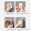 2PCS Toothbrush Holder Wall Mount Suspended Design Stand Self Adhesive No Drilling Toothbrush Organizer for Bathroom