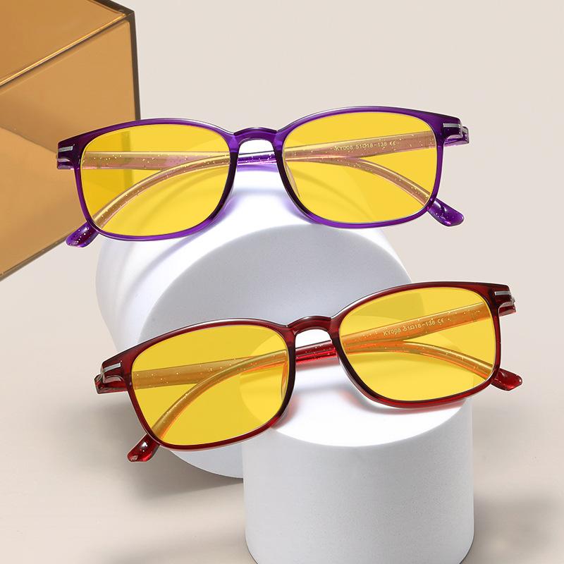 Ultra-Light Tr90 Night Vision Anti-Blue Glasses Unisex Sunglasses Mobile Phone Computer Competitive Game Eye Protection