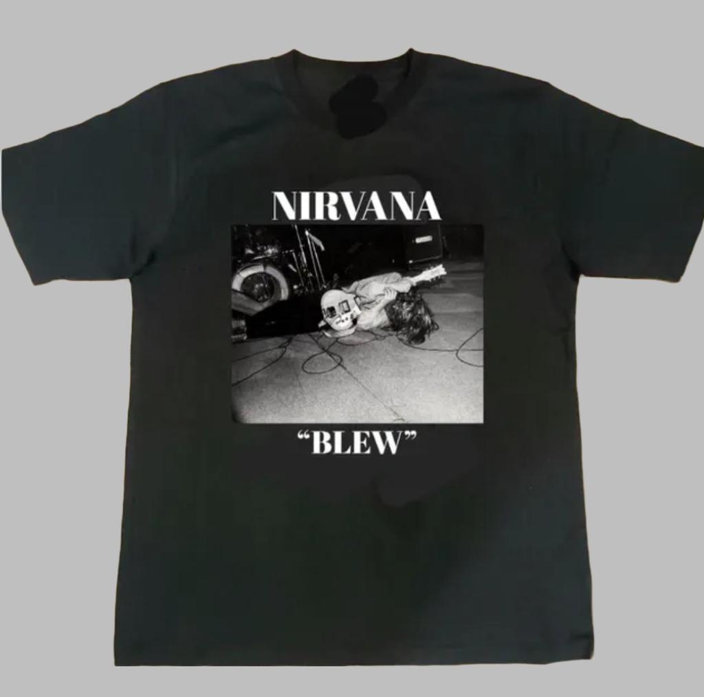Nirvana Band Classic Rock Music Art Style Summer Casual TShirt Unisexs and Womens Luxury Brand Top New Art Logo