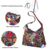 Women'S Bag Leather Shoulder Bag Handmade Flower Color Matching Diamond Women'S Casual Personalized Cowhide Bag