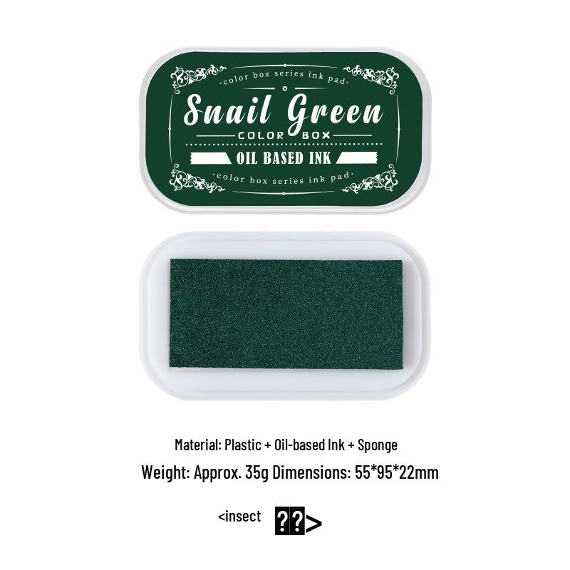 ZABC Special Edition: 12-Color Oil-Based Ink Pad Set for Journal Decoration and Stamping