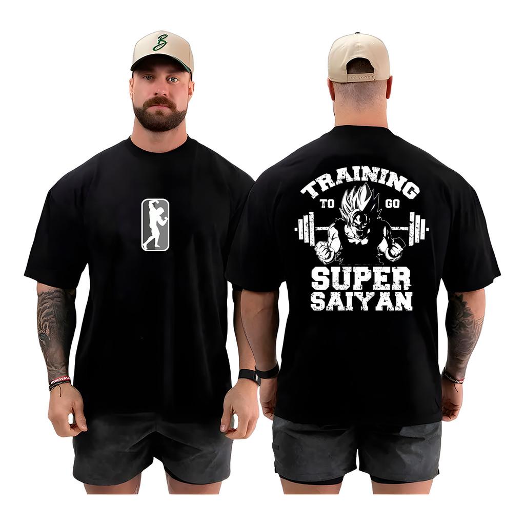 Dragon Ball Son Goku Print Summer TShirt Men Women Casual Sports Fitness Loose Comfortable Cotton Oversized Short Sleeve Anime