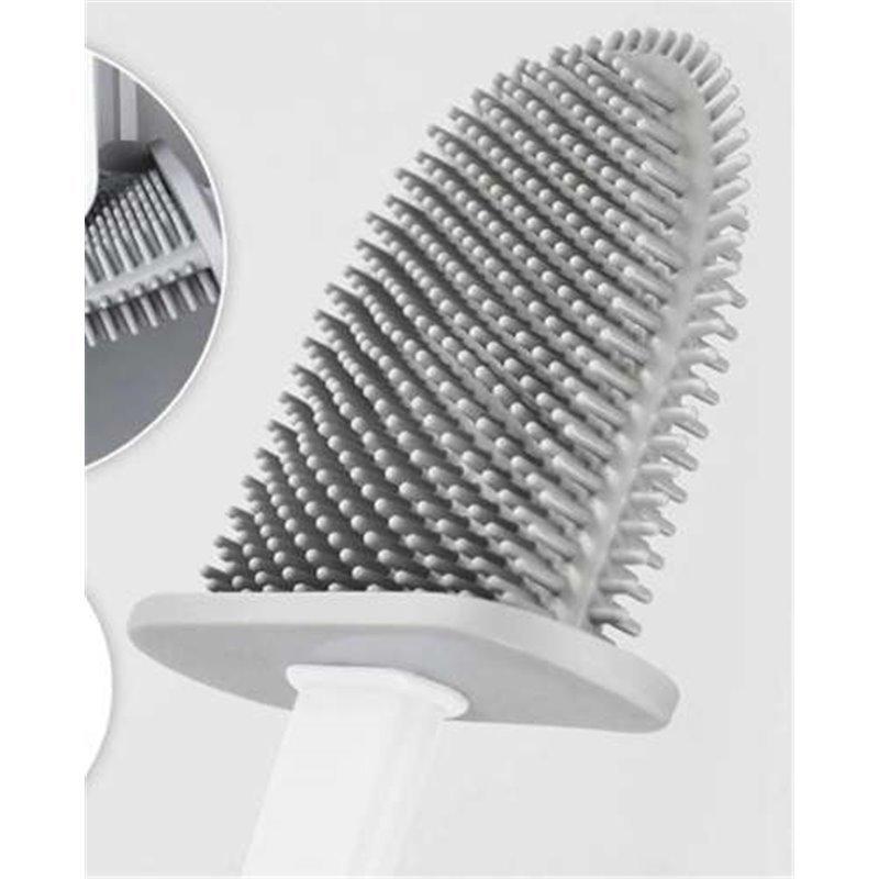 Silicone Toilet Brush For The Bathroom, Antibacterial, Freestanding
