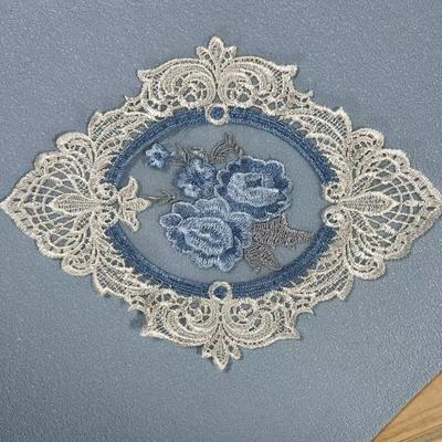 Lace  Embroidered Vintage Lace Placemat Cover Towel Tea Table Mat Decorative Ornament Tablecloth Flag