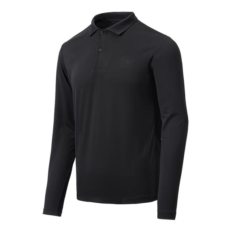 Мужская быстросохнущая рубашка-поло с длинным рукавом