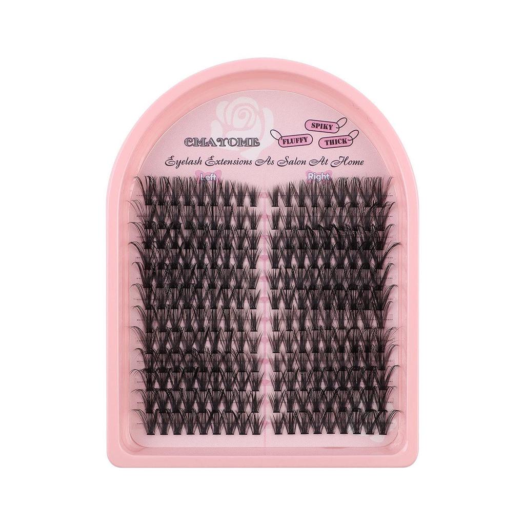 Hot-Selling 540 Cluster DIY Flower Lashes: Natural Thick D Curl Mixed Pack
