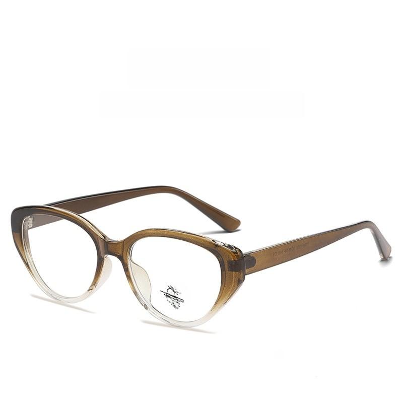 Retro Cat Eye Black Frame Glasses With Blue Light Blocking For Women And Girls